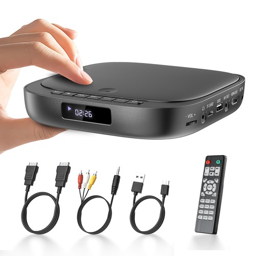Desobry mini dvd player - player, 1080p