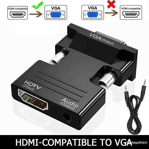 Hdmi female vga male - female,